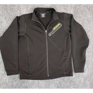 Klim Inferno Jacket Men's‎ Small Black Full Zip Fleece Snowmobile Moto Coat